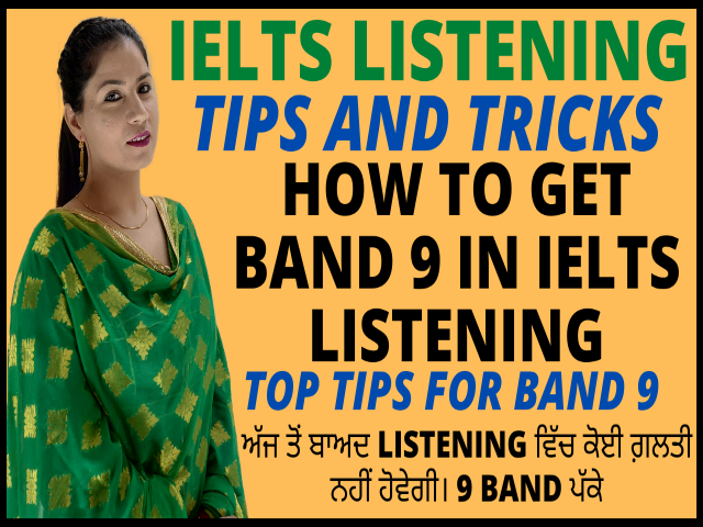 band 9 in ielts listening